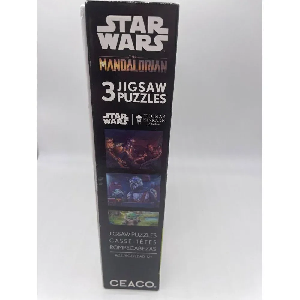 Star Wars The Mandalorian 3 Interlocking Jigsaw Puzzles